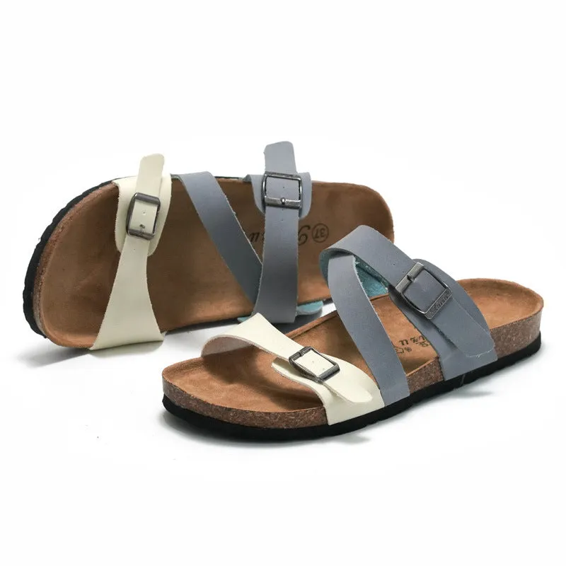 2023 Fashionable Womens Soft Cork Slippers - Comfortable and Breathable with Stylish Designs