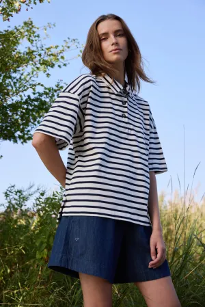 874HMErun t-shirt - Blue stripe