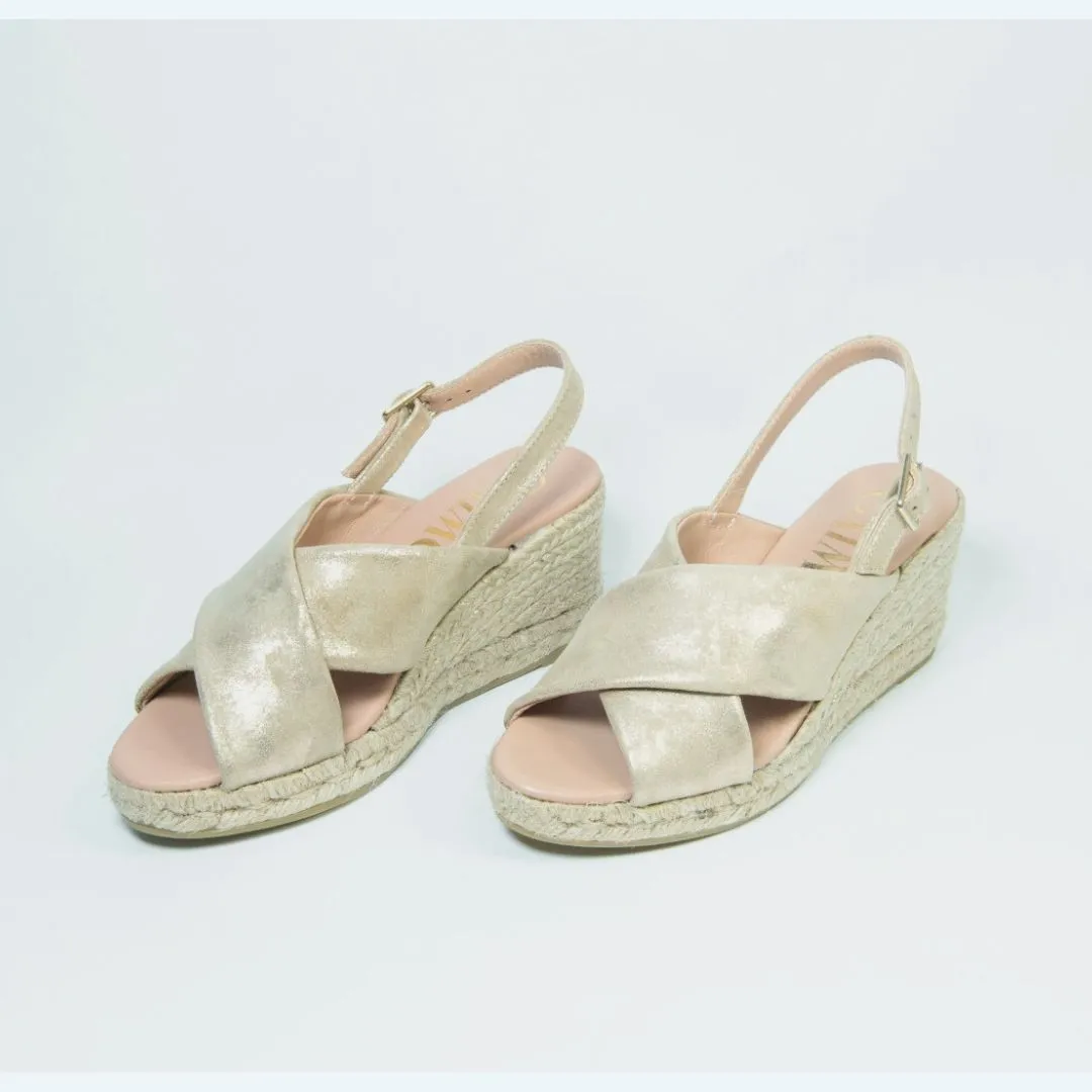 ABIES Ecru Croste espadrilles
