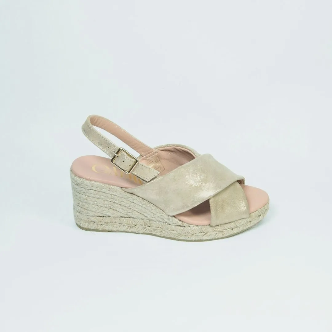 ABIES Ecru Croste espadrilles