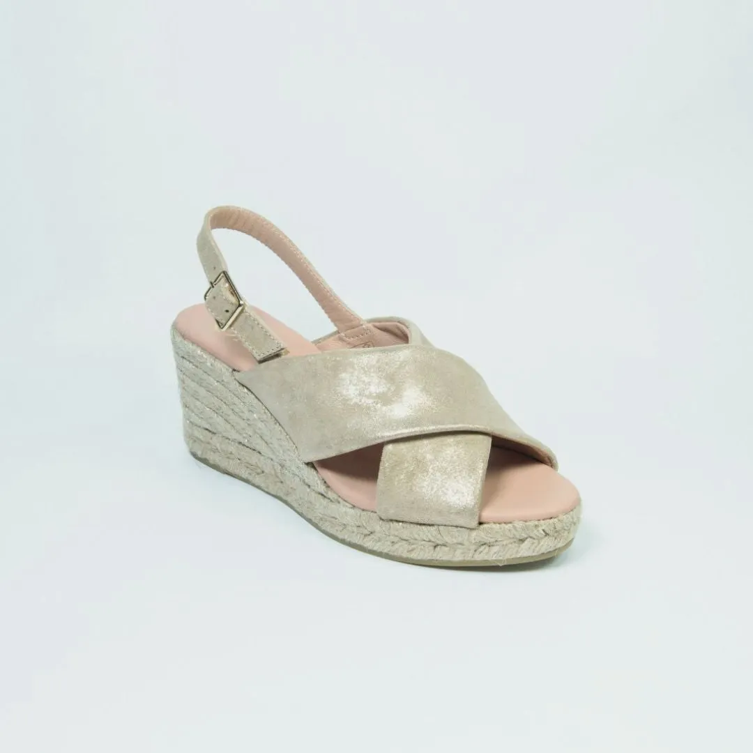 ABIES Ecru Croste espadrilles