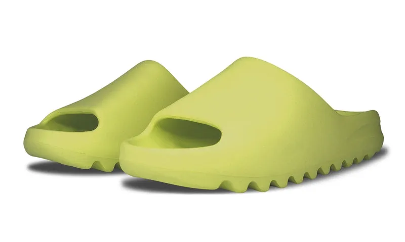 adidas Yeezy Slides Glow Green Restock 2022 (HQ6447) Men's Size 4-13 Shoes