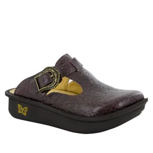 Alegria Classic Molasses Tooled Clog
