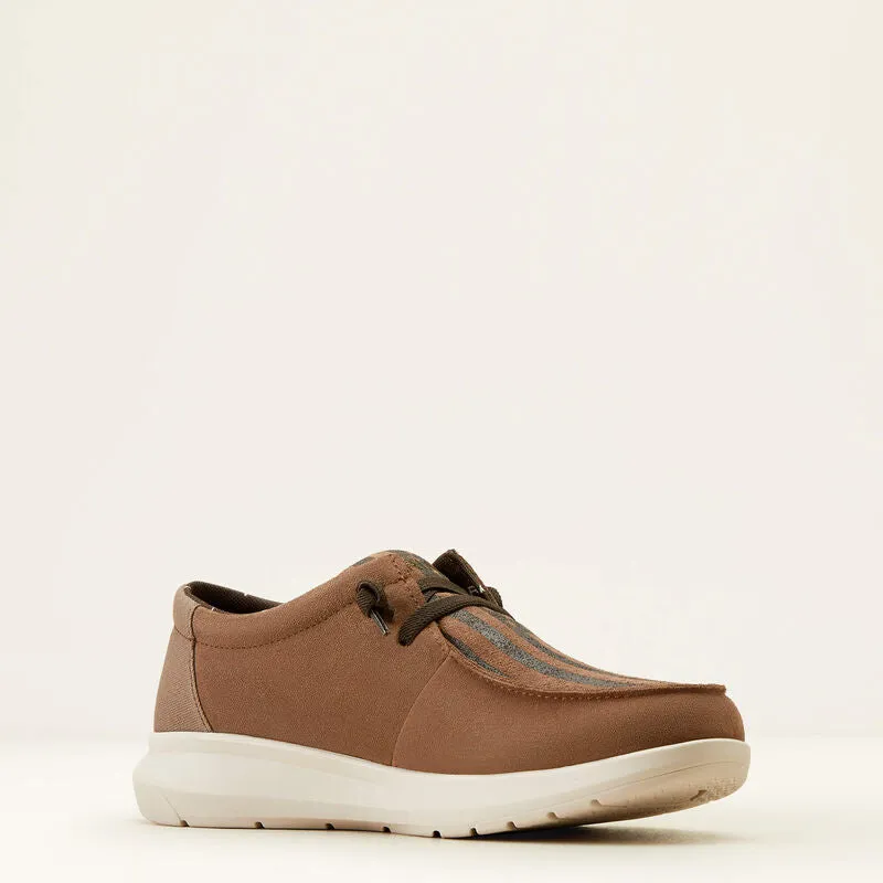 ARIAT HILO BROWN BOMBER SUEDE|AMERICAN FLAG PRINT