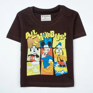 Baba Printed T-Shirt ( Mixed-up ) Code-O