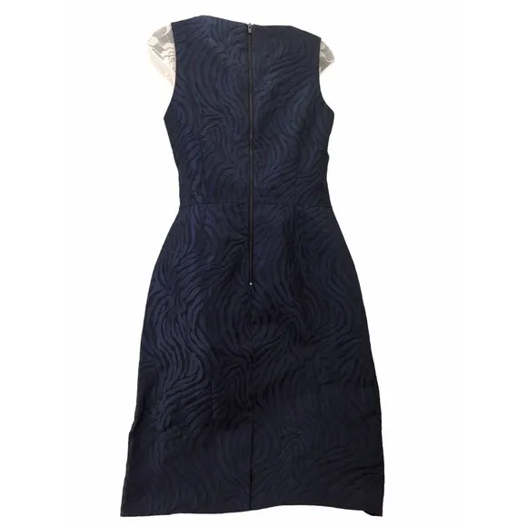 Banana Republic Dress Womens 8 Navy Blue A Line Sheath