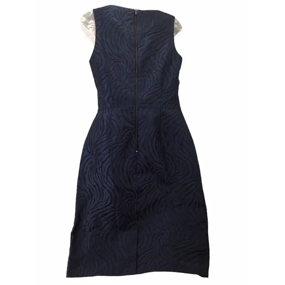 Banana Republic Dress Womens 8 Navy Blue A Line Sheath
