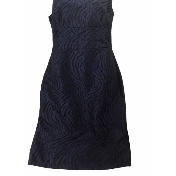 Banana Republic Dress Womens 8 Navy Blue A Line Sheath