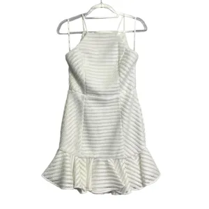Bardot Piper Dress Womens Juniors Size 6 White Mesh Cocktail Party Formal NWT
