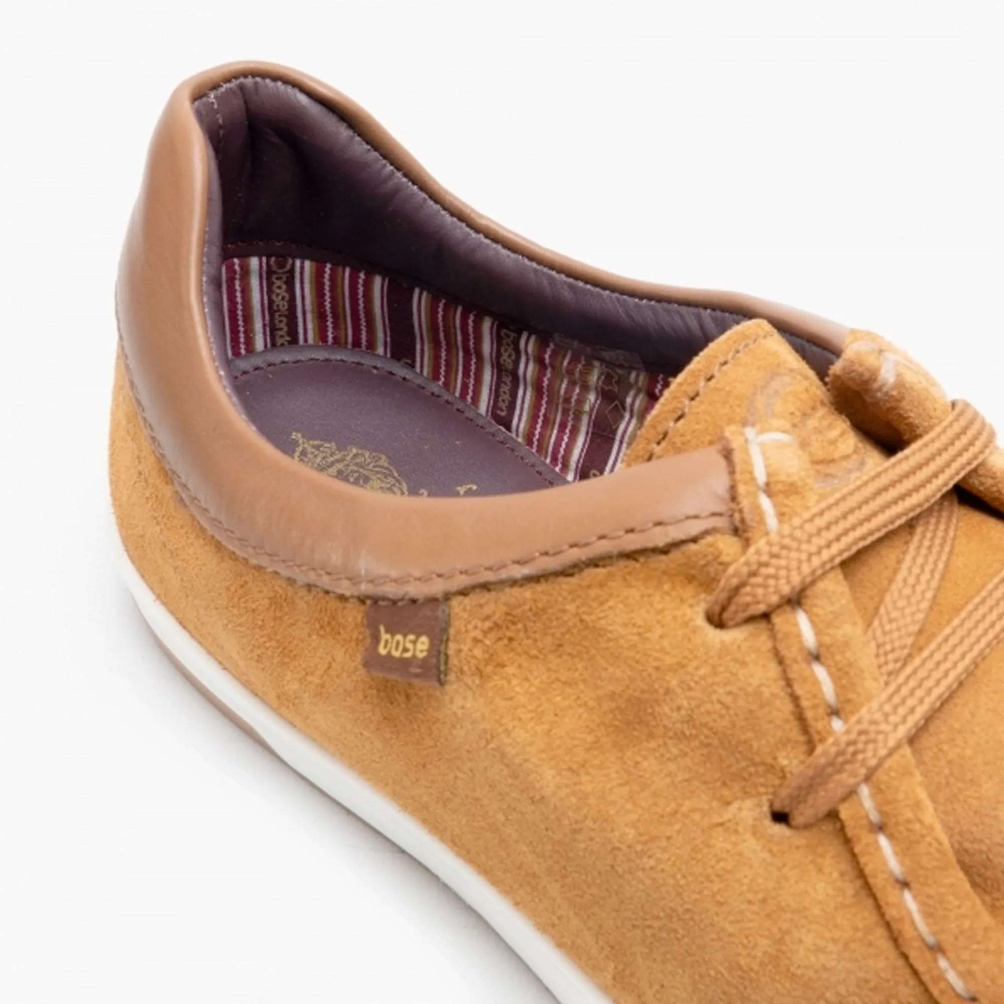 Base London Dougie Suede Shoes Tan