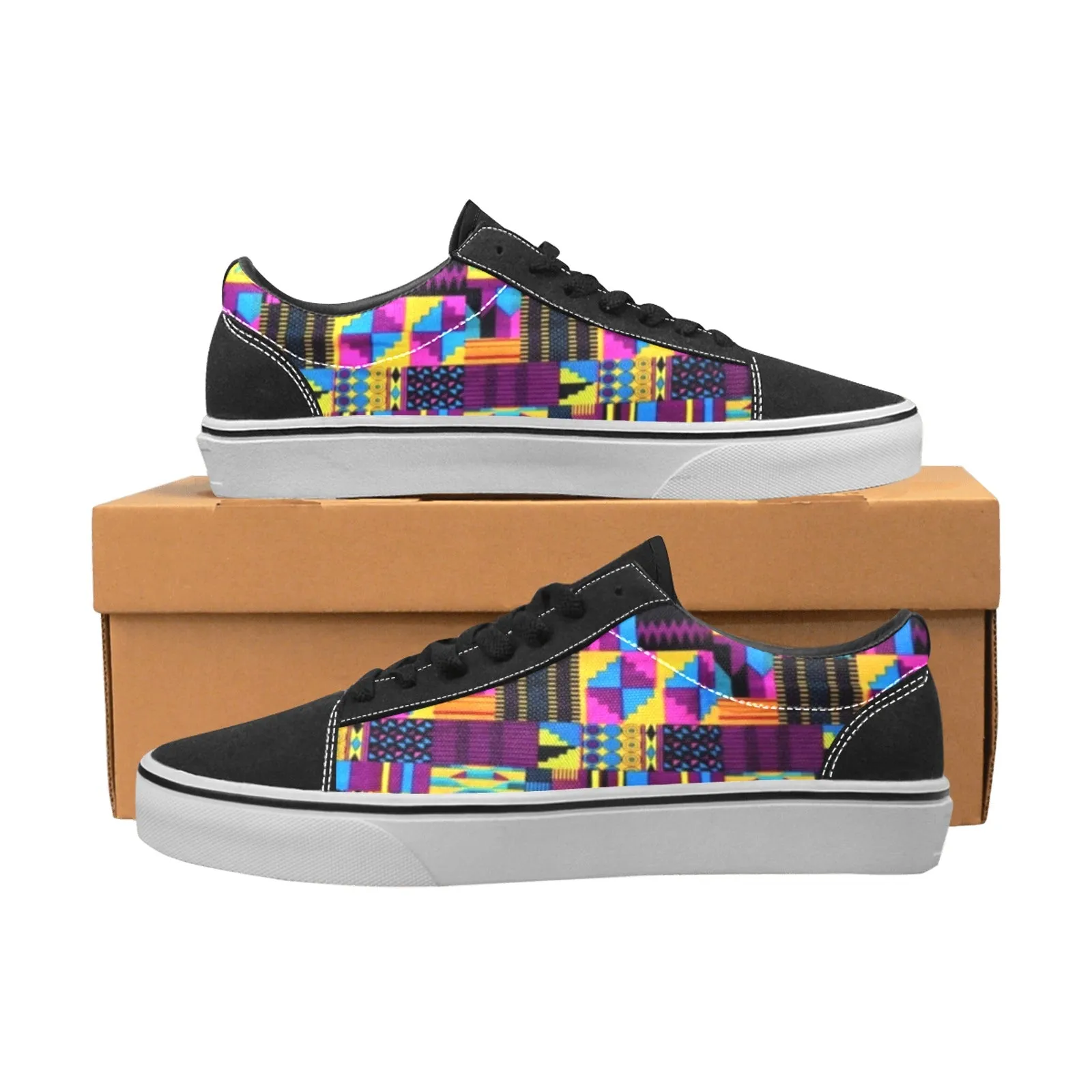 Bassey African Print Men's Low Top Sporting Shoes