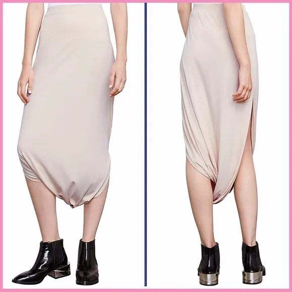 BCBGMaxAzria Asymmetric Long Arden Skirt