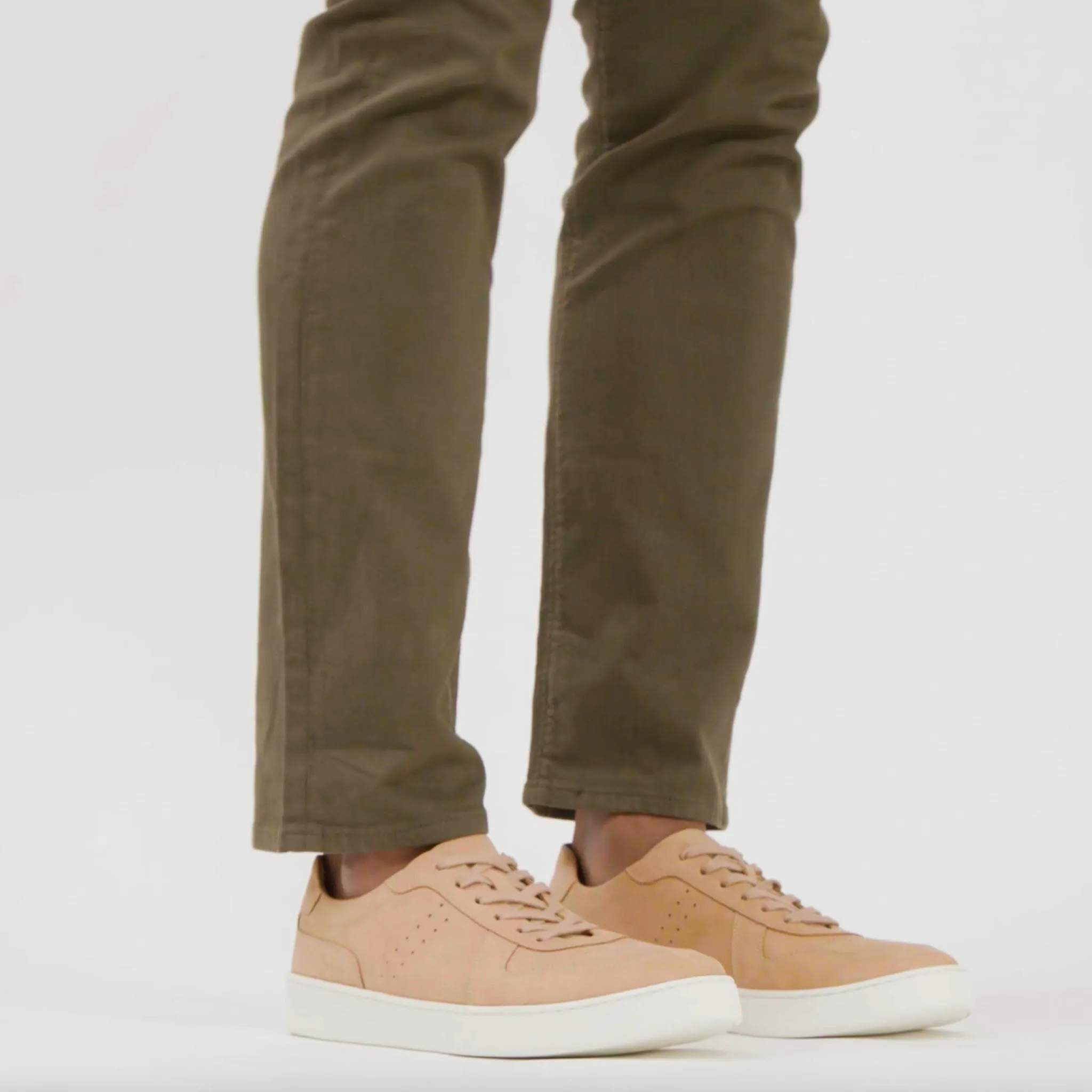 Beto Go-To Court Sneaker Almond