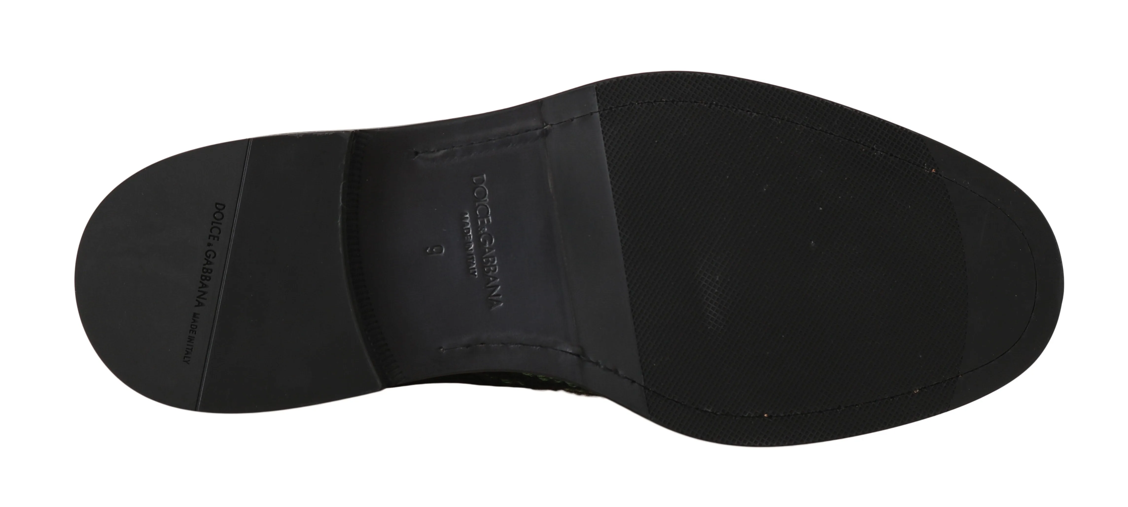 Black Floral Brocade Derby Laceups Shoes