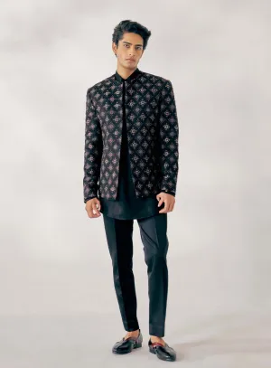 Black Short Jacket set