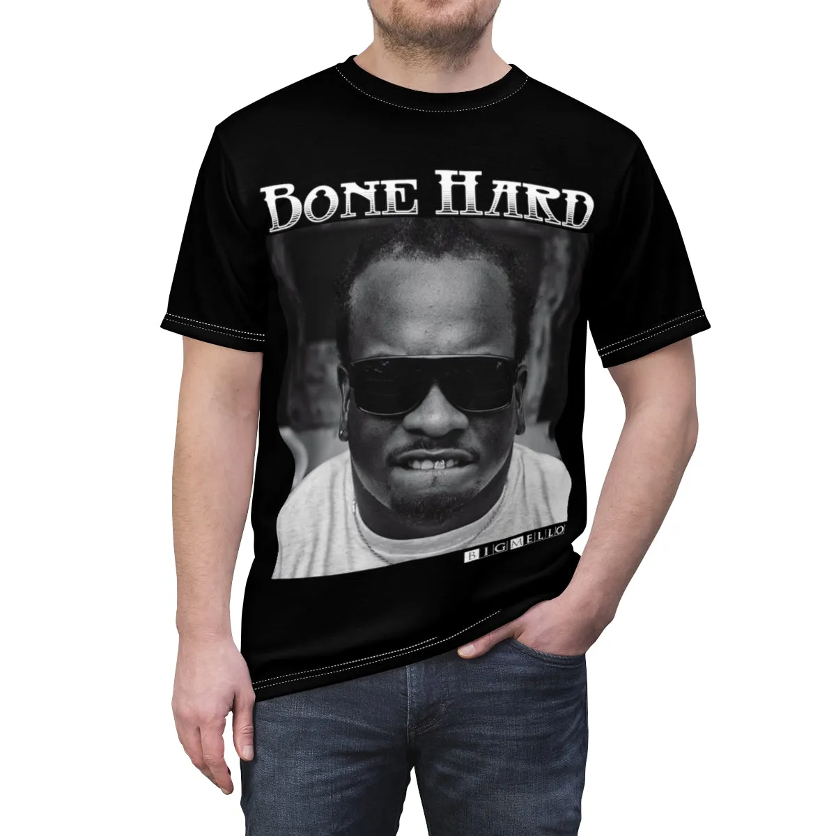 Bone Hard Big Mello TShirt (Black)