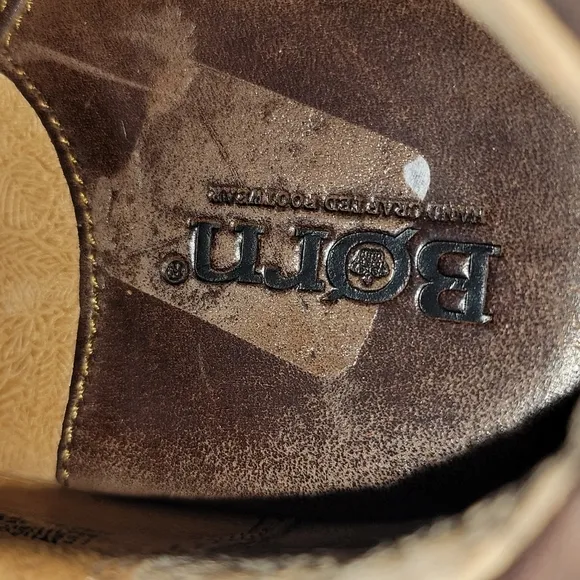 Born Sahara Brown Nubuck Leather Women's Shoes