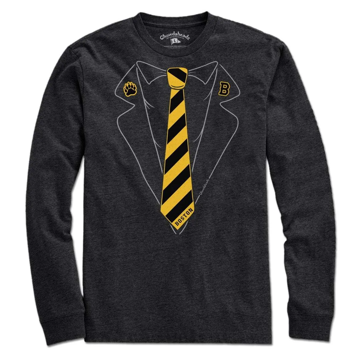 Boston Black & Gold Tie T-Shirt