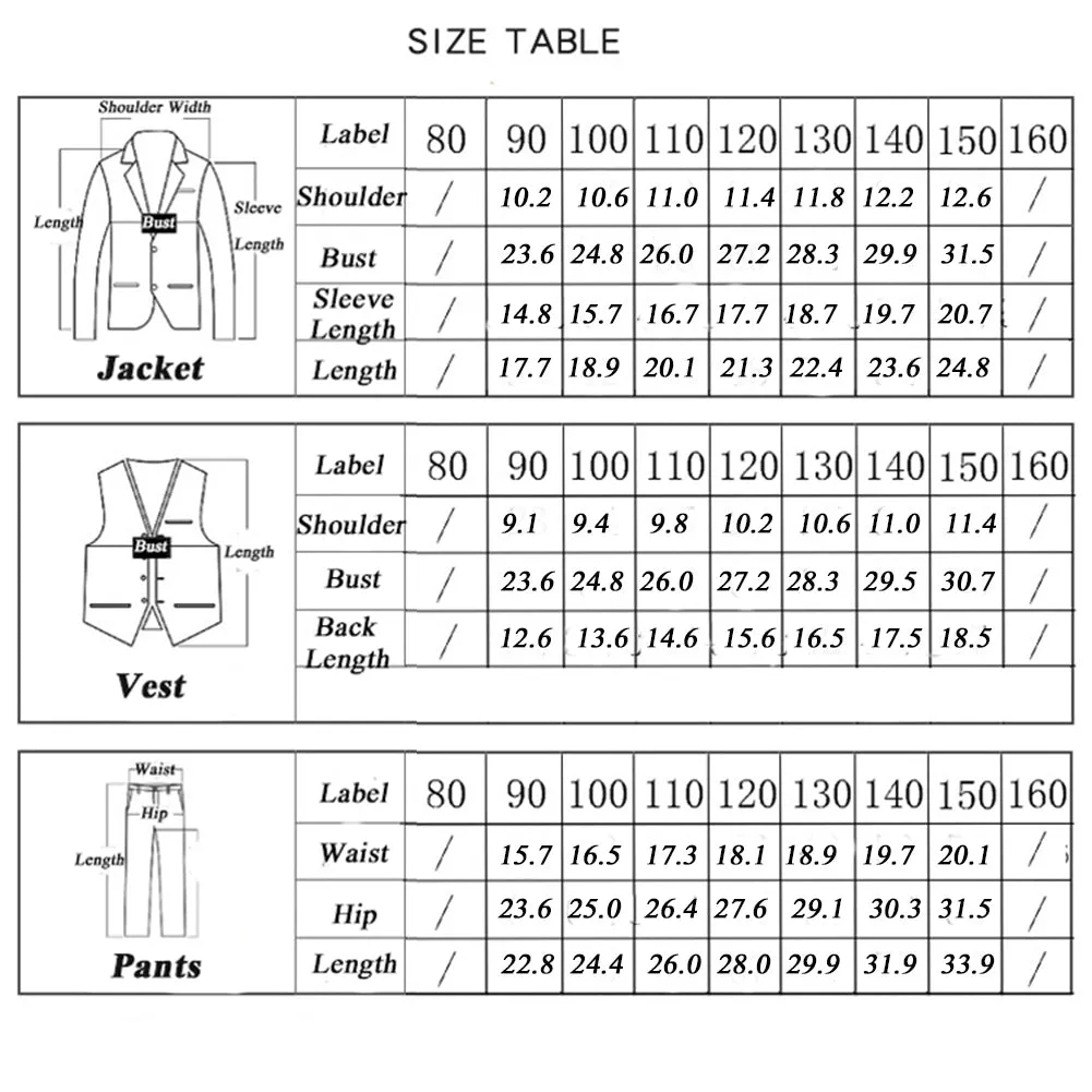 Boys' Red Stripy Formal suits 4 piece Dresswear Suit Set With Jacket,shirt,Pants and Vest