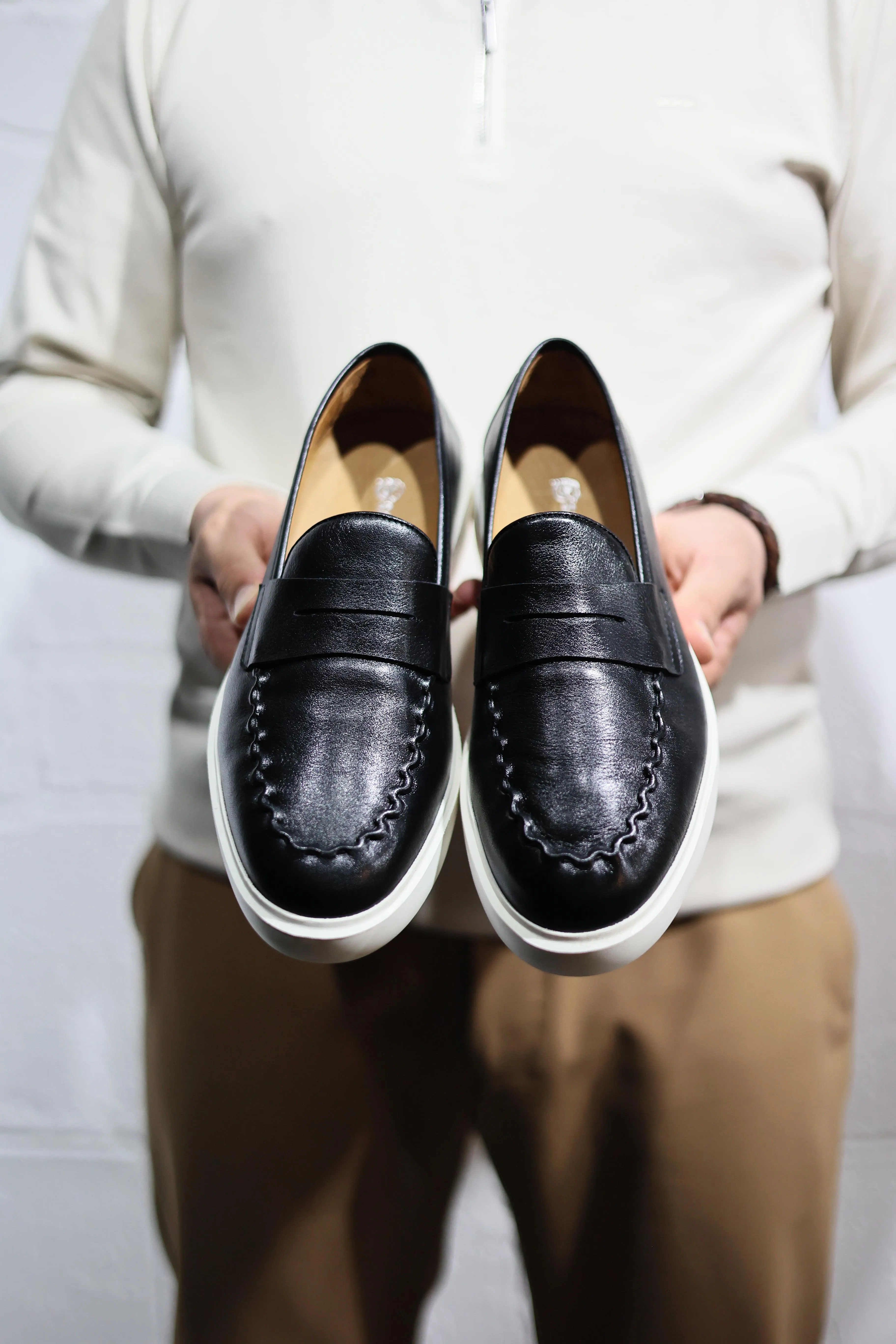 Brabion Dante Eva Sole Lace Black Shoes