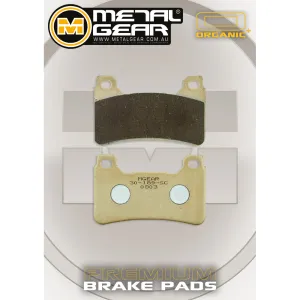 Brake Pads Front Metal Gear Sintered Copper