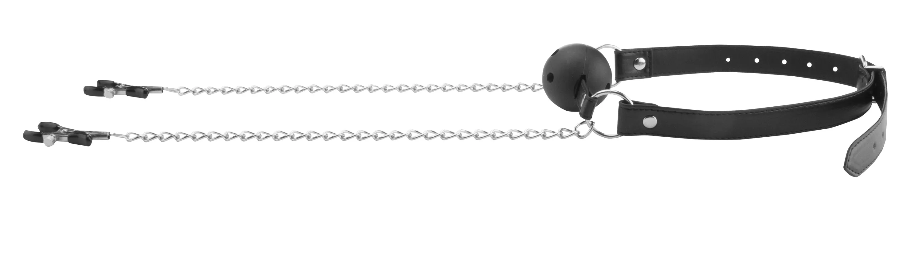 Breathable Ball Gag With Nipple Clamps: A Sensually Adventurous Experience