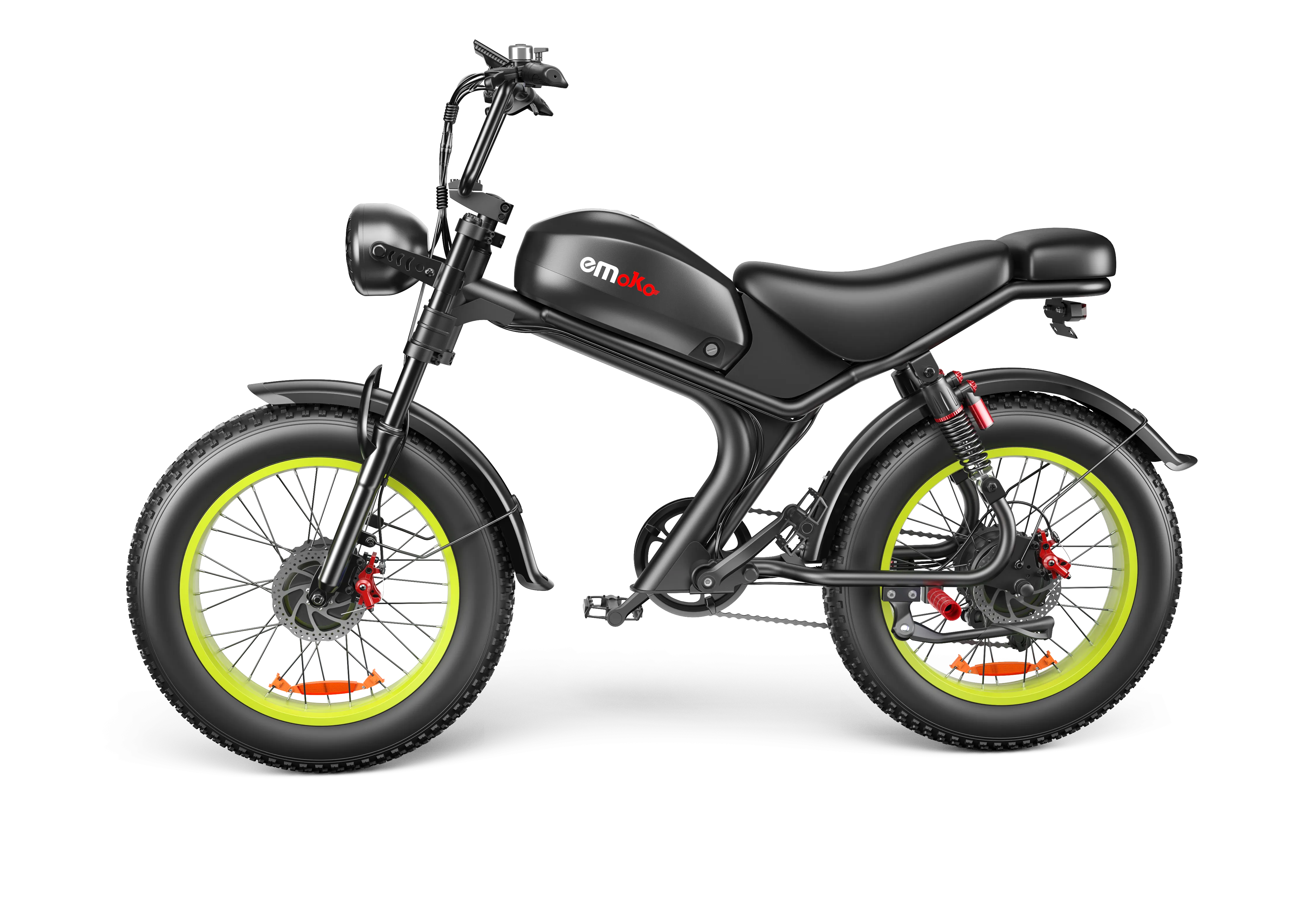 C93 E-Bike with Double 1000W Each Motors, Max Speed 31mph ,Battery 48v 20Ah Fat Tires 20*4"