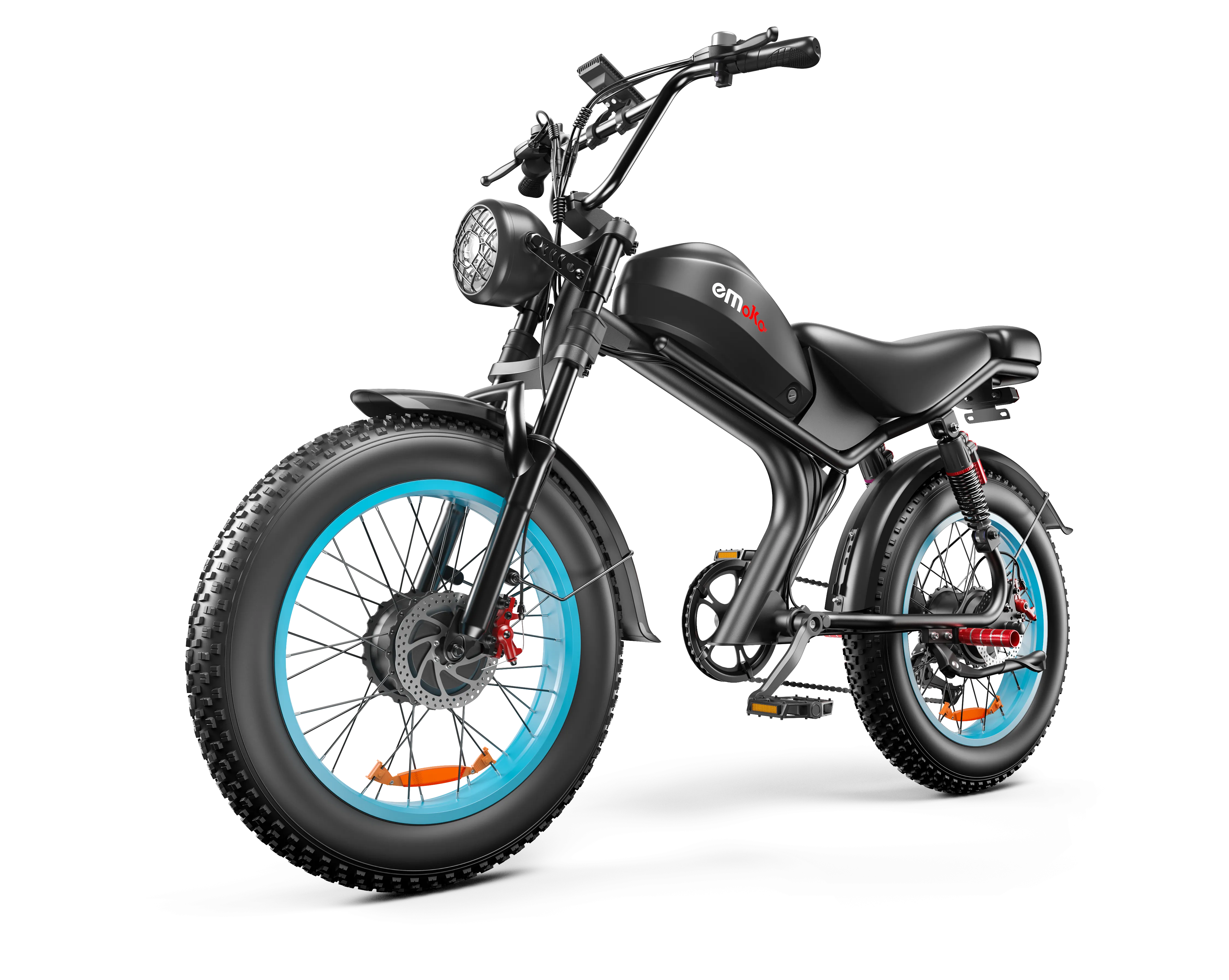 C93 E-Bike with Double 1000W Each Motors, Max Speed 31mph ,Battery 48v 20Ah Fat Tires 20*4"