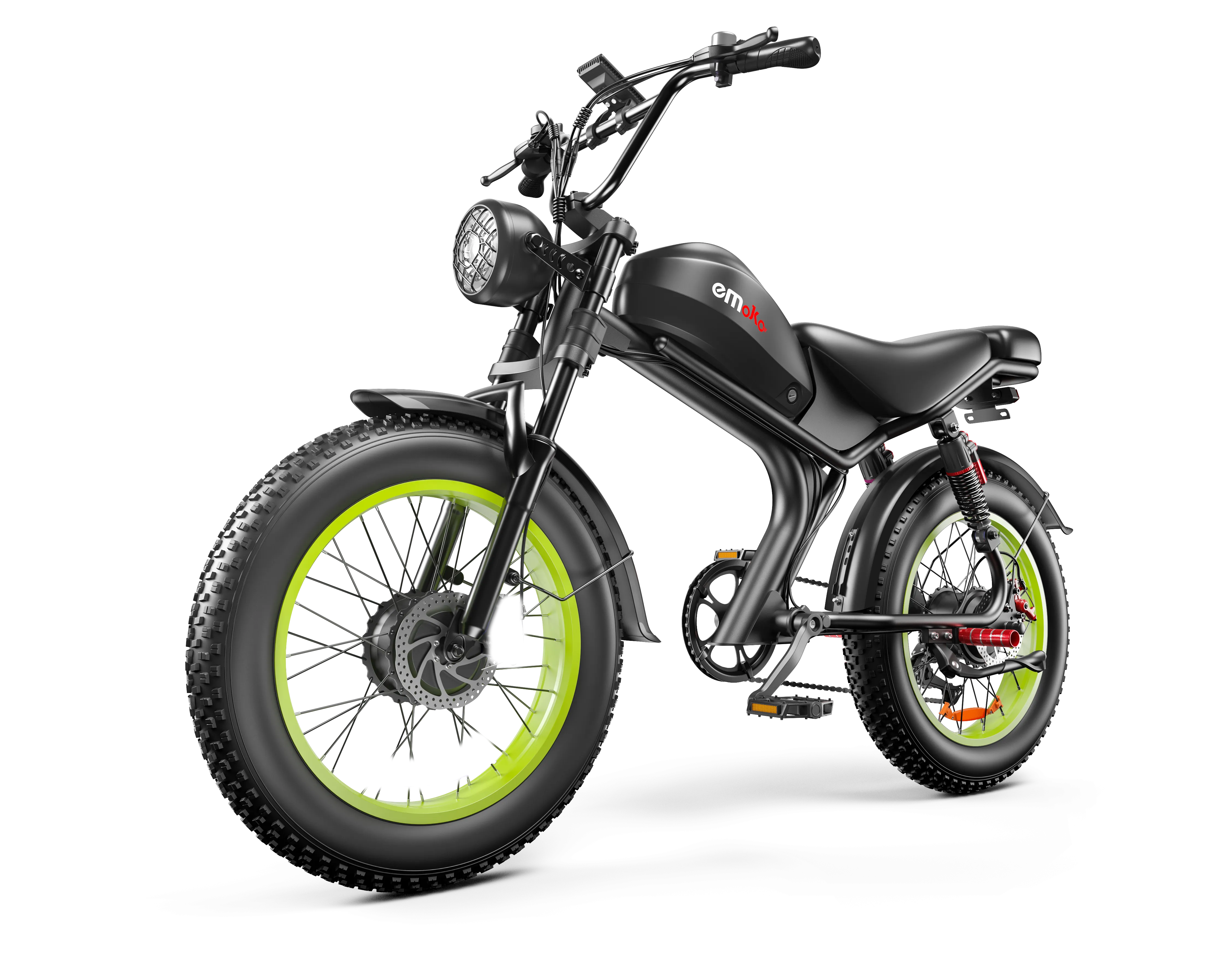 C93 E-Bike with Double 1000W Each Motors, Max Speed 31mph ,Battery 48v 20Ah Fat Tires 20*4"