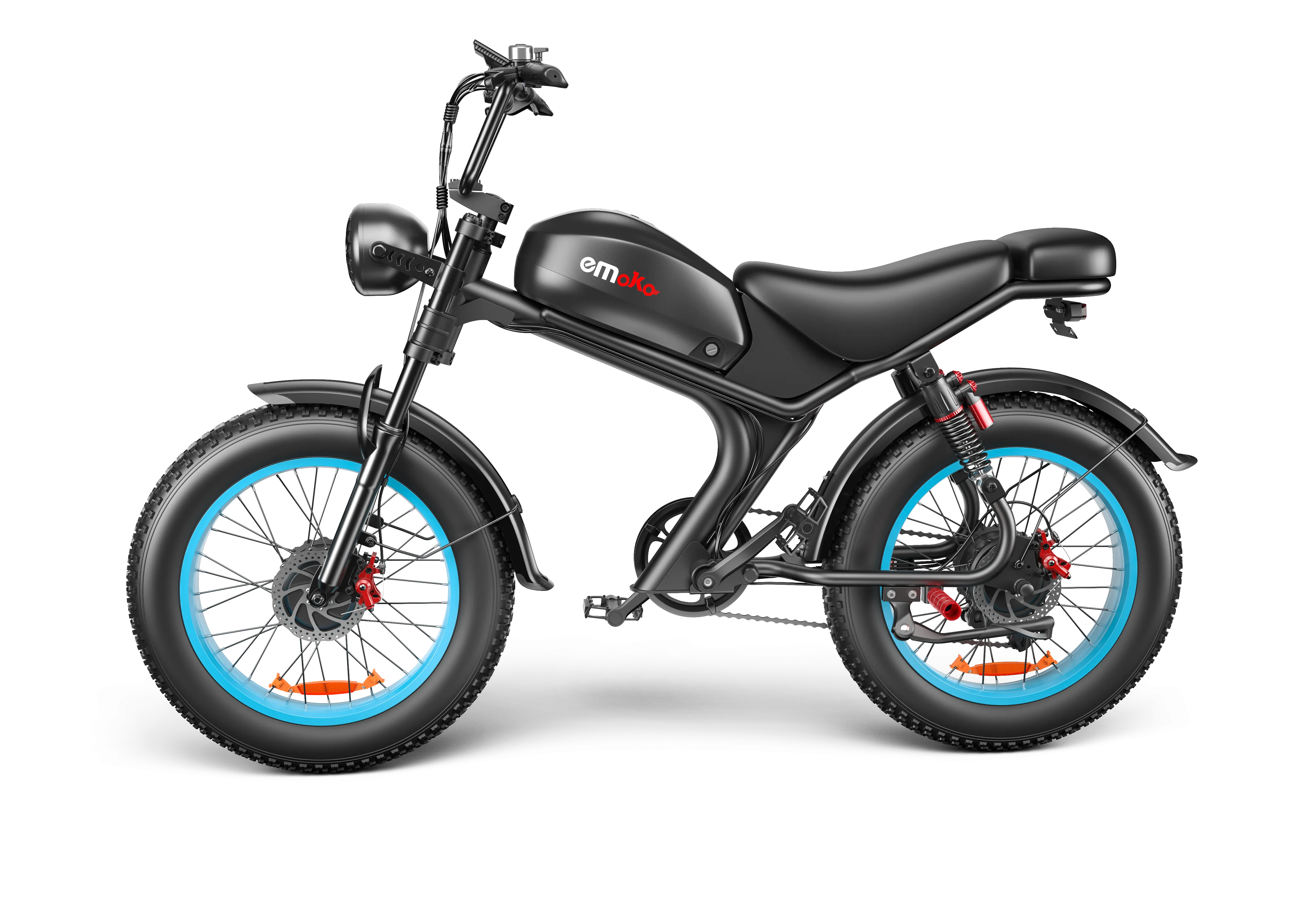 C93 E-Bike with Double 1000W Each Motors, Max Speed 31mph ,Battery 48v 20Ah Fat Tires 20*4"