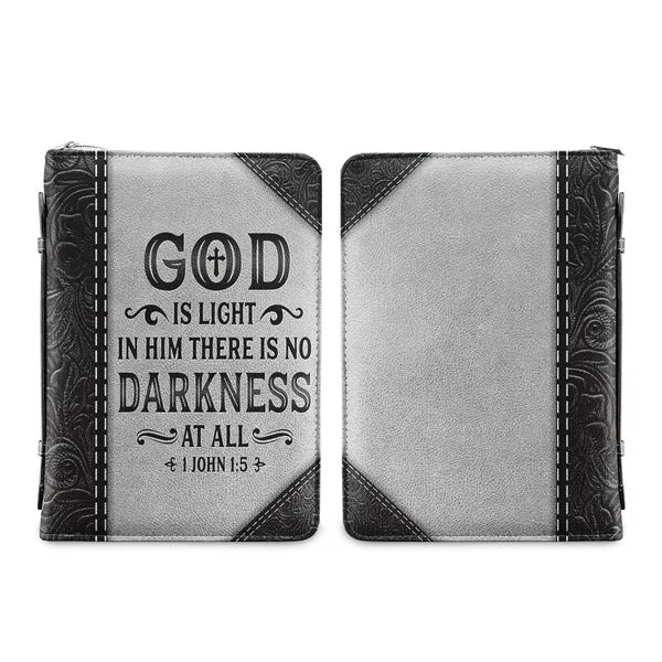 Christianart Bible Cover, Divine Radiance Bible Cover - 'God is Light' 1 John 1:5 Design, CABBBCV05020324.
