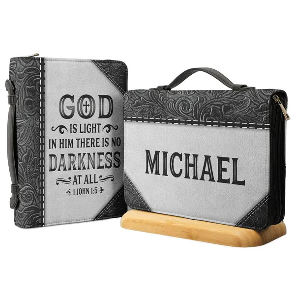 Christianart Bible Cover, Divine Radiance Bible Cover - 'God is Light' 1 John 1:5 Design, CABBBCV05020324.