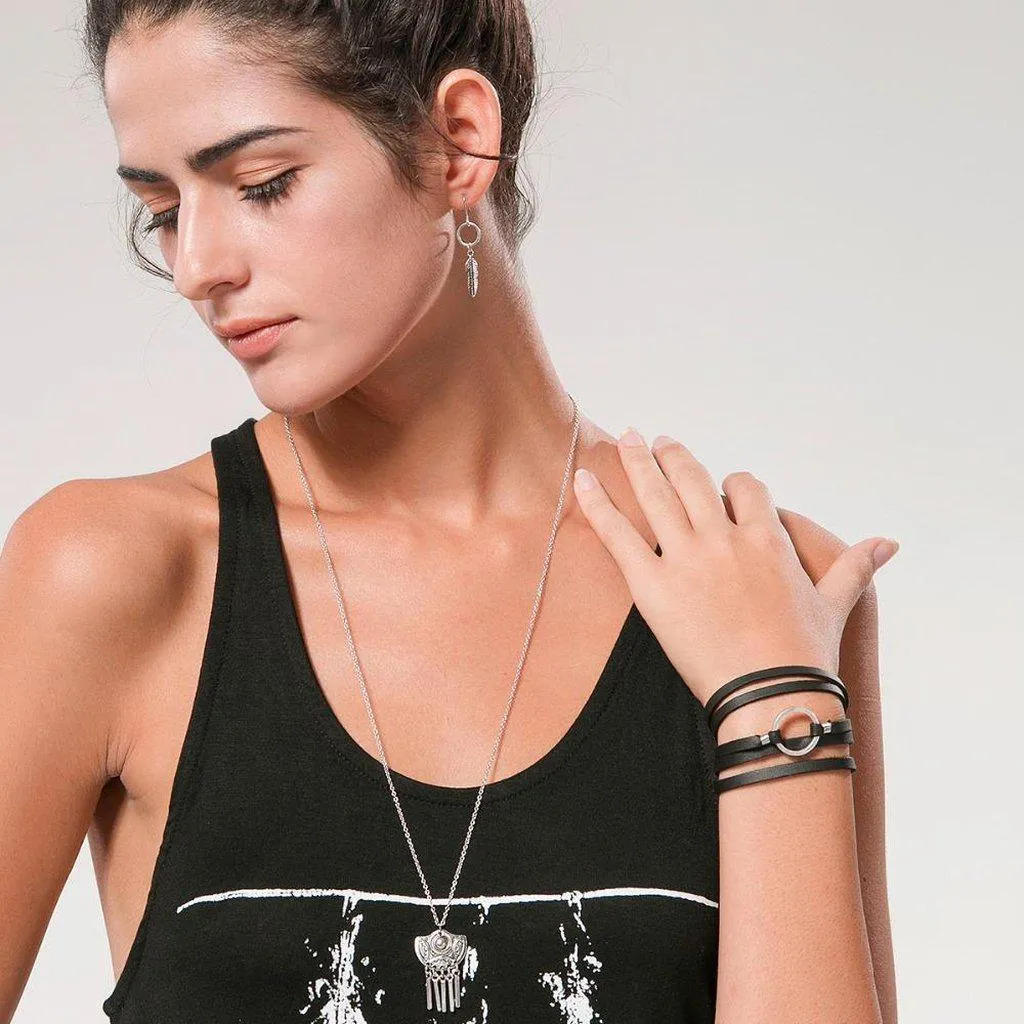 Cirque Leather Bracelet