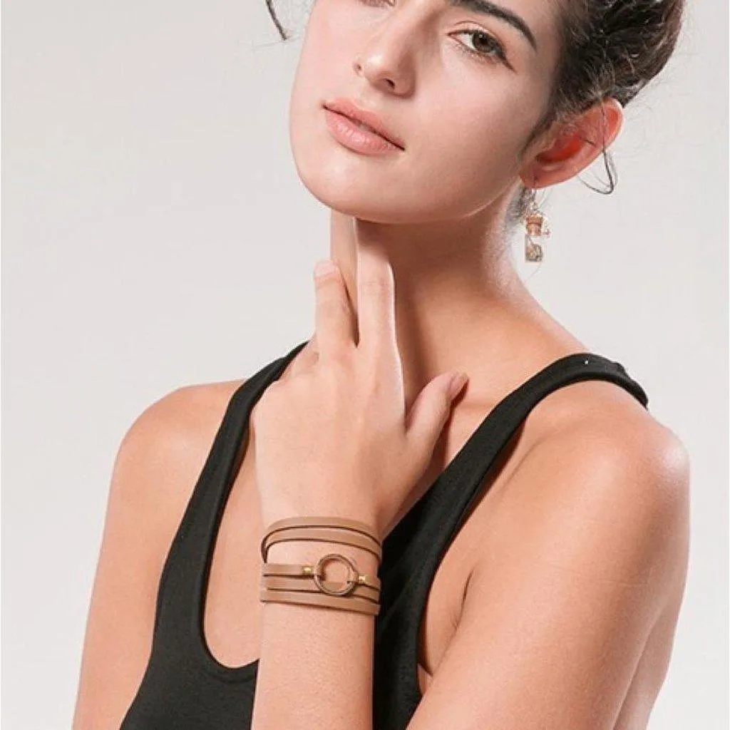 Cirque Leather Bracelet