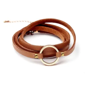 Cirque Leather Bracelet