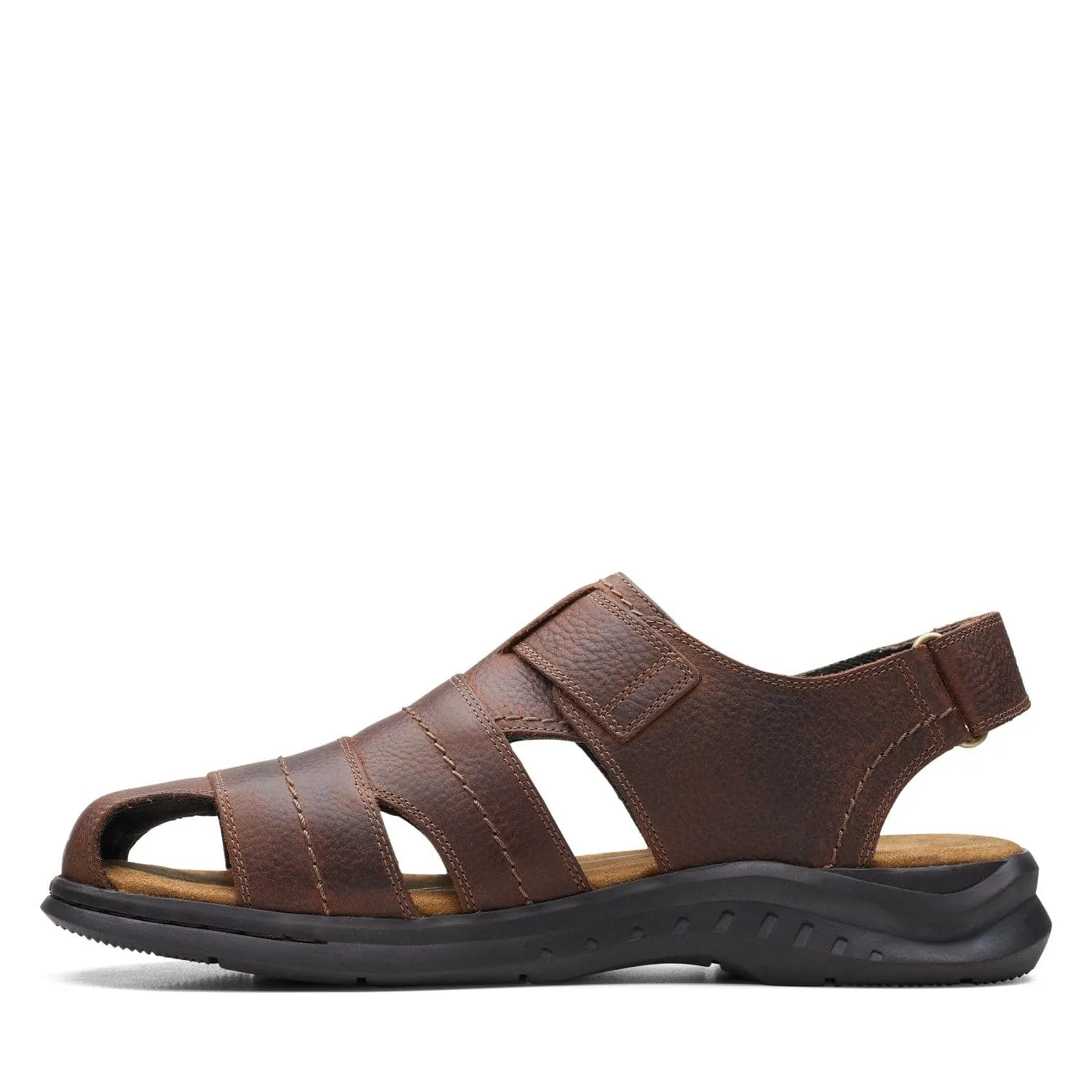 Clarks Hapsford Cove - Sandals - Brown Tumbled - 261580137 - G Width (Standard Fit)