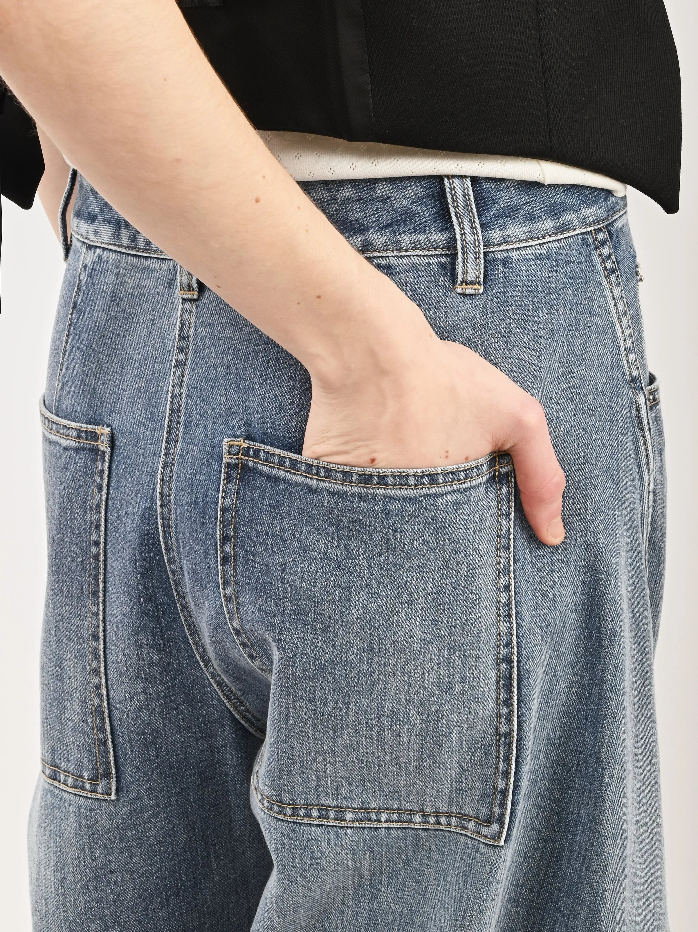 Classic Blue Wash Denim Sid Jean