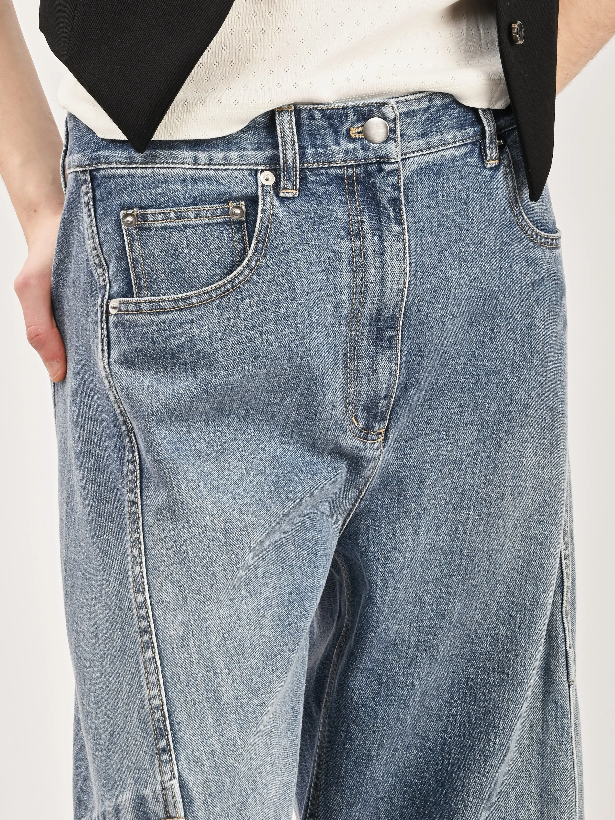Classic Blue Wash Denim Sid Jean