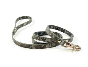 Classic Leather Dog Leash Camouflage