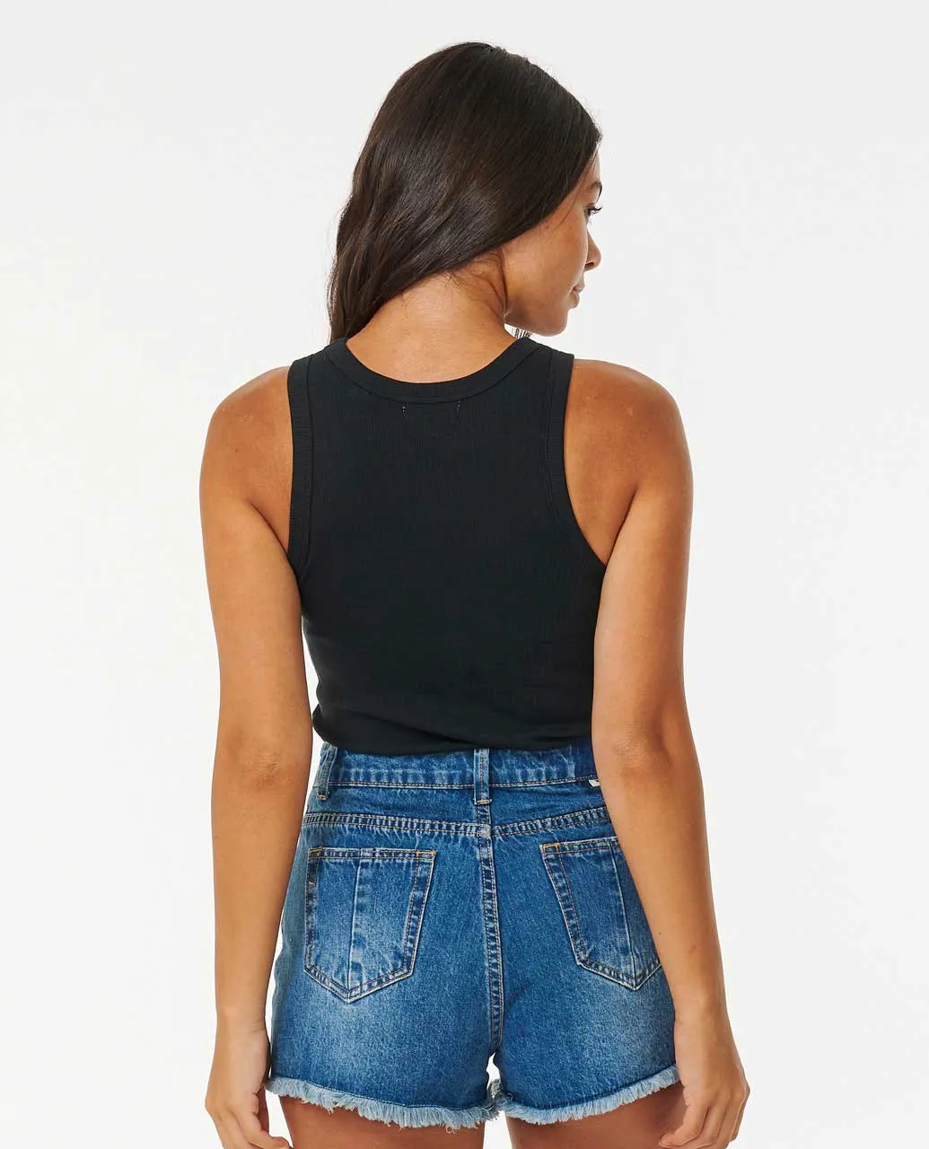 CLASSIC RIBBED TANK - BLACK