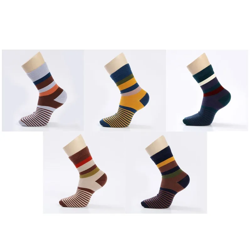 Colorful Square Happy Socks - 5 Pairs