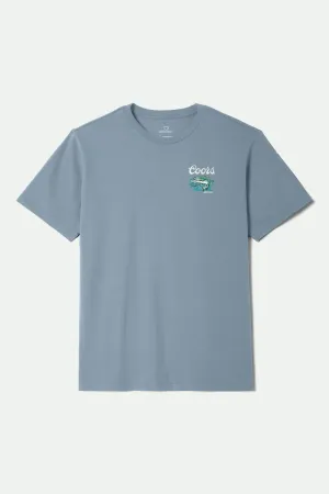Coors Keeper S/S Standard T-Shirt - Dusty Blue