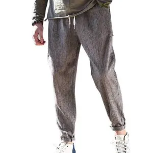 Cotton Linen Thin Breathable Pants