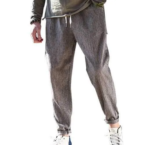 Cotton Linen Thin Breathable Pants