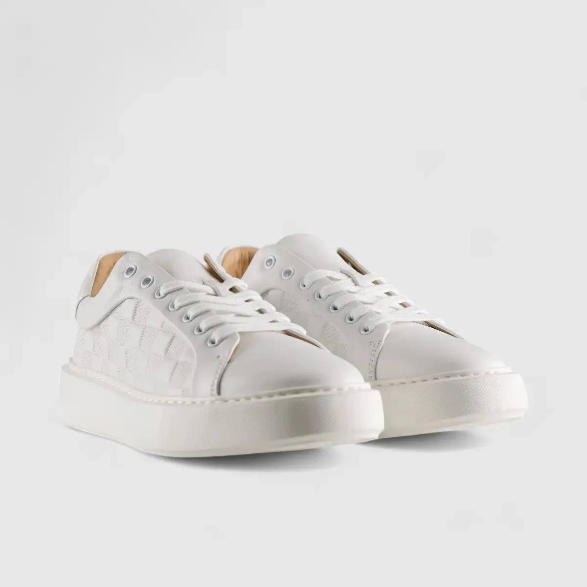 CS Lace Up Sneaker Ferrara White