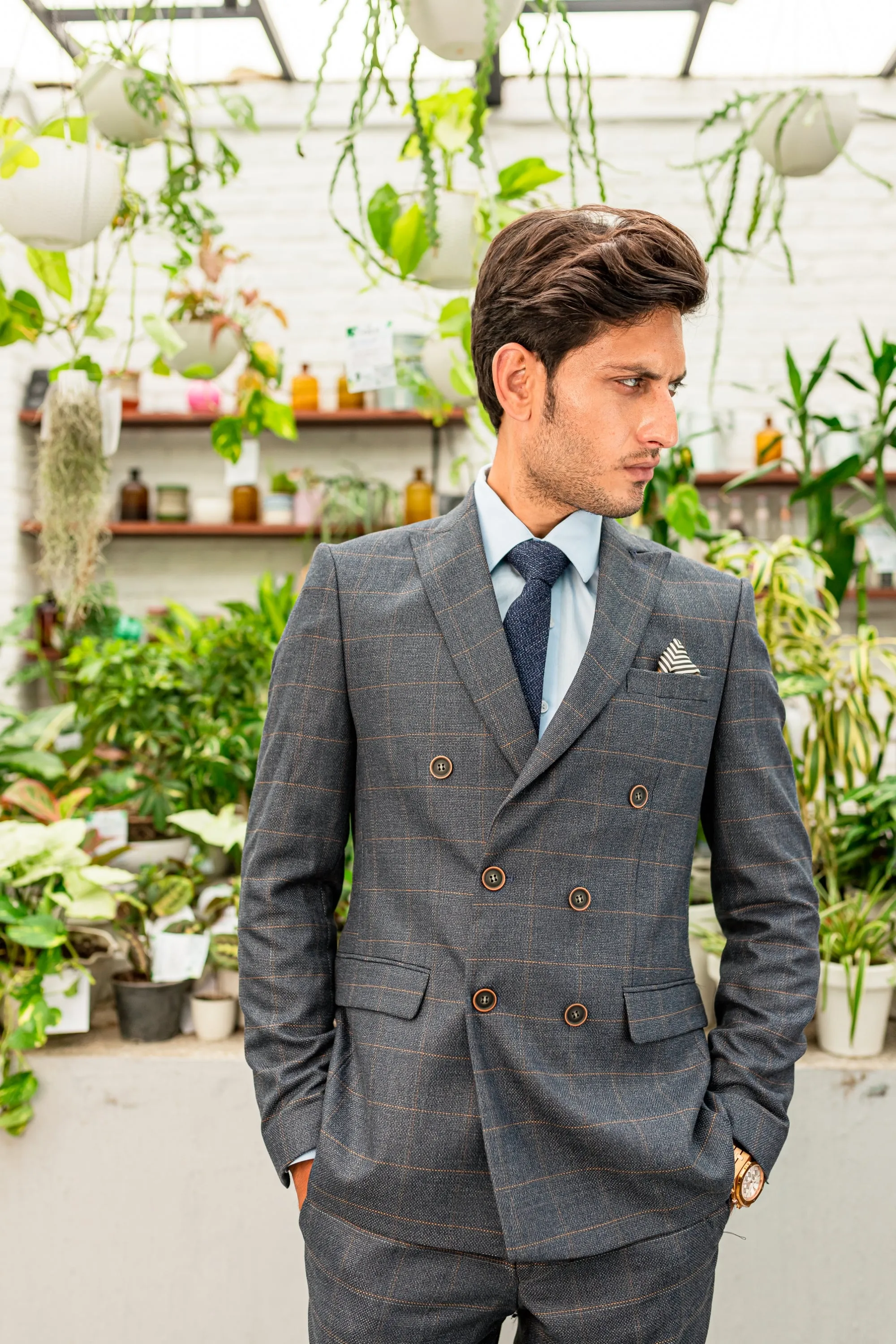 Dark Grey Two Piece Suit