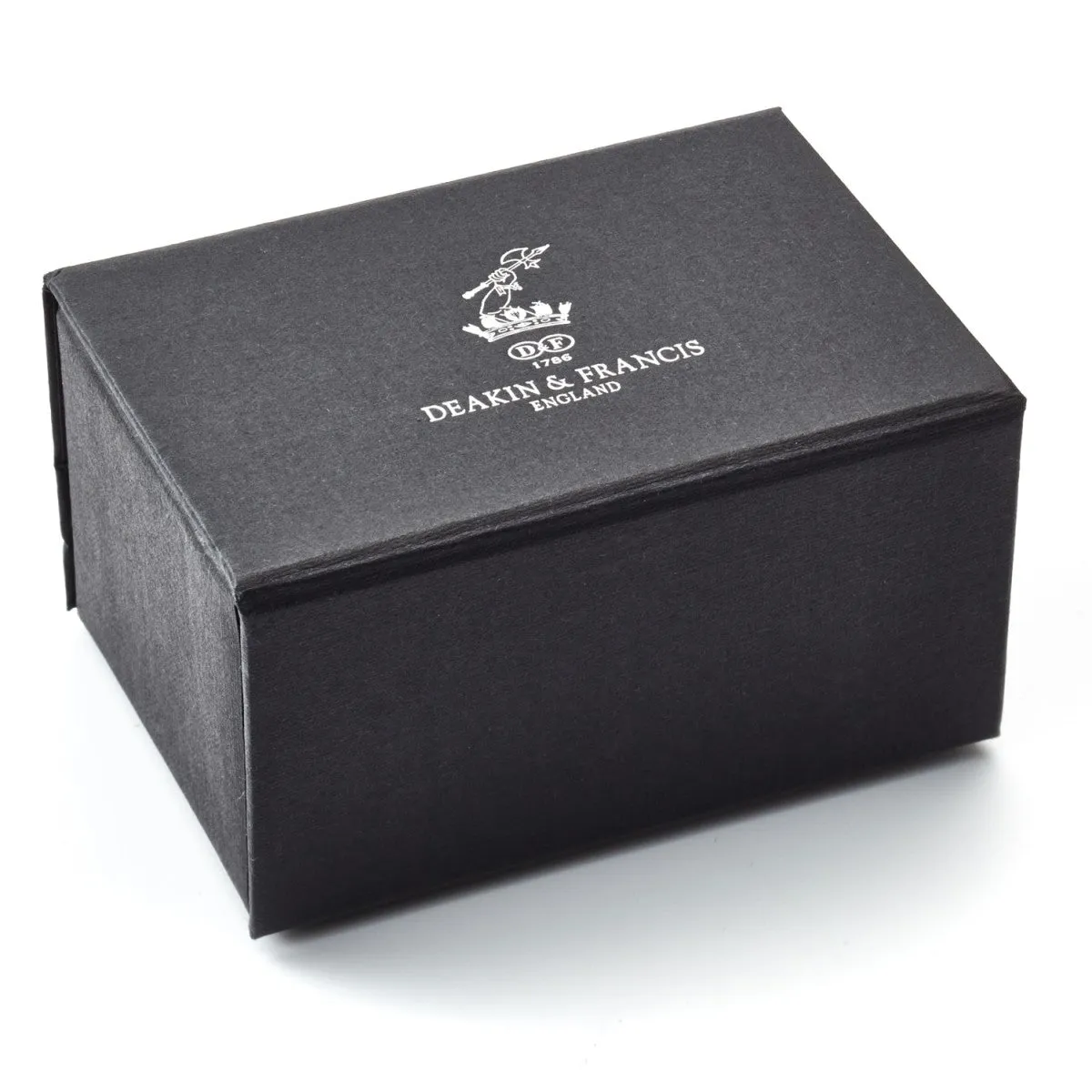 Deakin and Francis Sterling Silver World in Blue Cufflinks