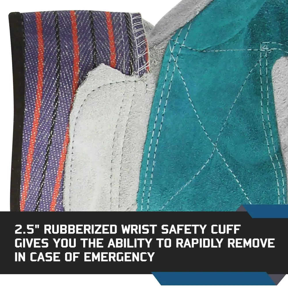 Deluxe Short Cuff - Welding Gloves - 12 Pair