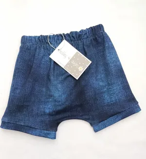 Denim Look Jersey Summer Shorts