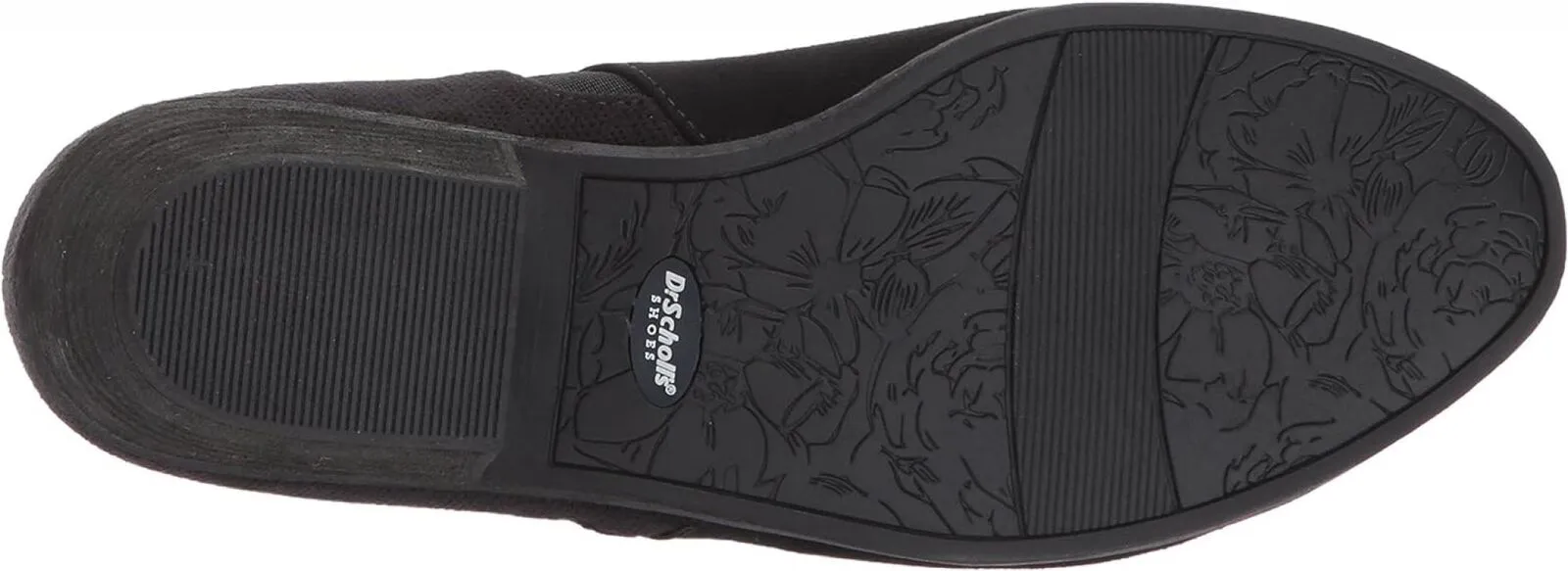 Dr. Scholl's Shoes Womens Brief Ankle Boot F0489F1 Black Microfiber Suede 8M